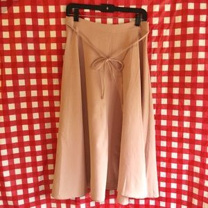 Dusty Rose Urban Outfitters Midi Skirt